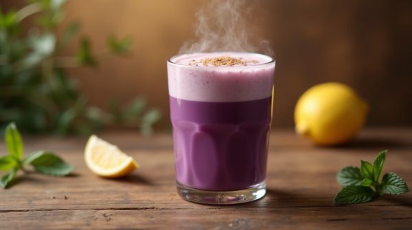 Ube Latte optimieren für ein köstliches und gesundes Getränk